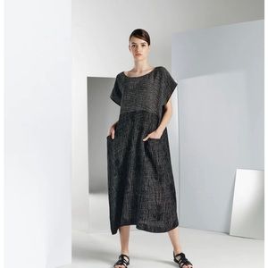 IGOR Judith 2 Pkt Long Dress Black. Pls see measurements, oversize. NWT